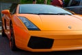 Beautiful orange lamborghini at richmond cars and coffee event