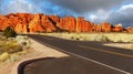 Scenic Road, Arches National Park, Utah Royalty Free Stock Photo