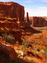 Arches National Park, Sunset Desert Landscape, Utah Royalty Free Stock Photo