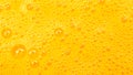 Beautiful orange texture bubbles