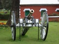 Beautiful ordnance model in the ooty botanical garden