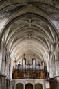 Beautiful organ and gothic architecture within the Cathedral of Saint-andrÃÂ© of Bordeaux