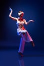 Beautiful oriental dancer Royalty Free Stock Photo