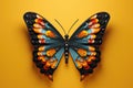 beautiful origami butterfly paper art AI generated