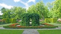 Beautiful ornamental garden