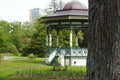 Beautiful ornate gazebo in a public garden in Halifax, Nova Scotia