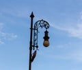 A beautiful ornate lamp post in Prague