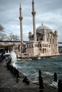 Beautiful Ortakoy Mosque and the Bosporus, Istanbul, Turkey