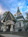 Beautiful Orthodox Church in Sofia, Bulgaria