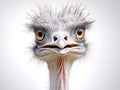 Beautiful ostrich isolated