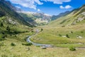 Beautiful Otal valley in summer