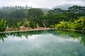 Beautiful outdoor pool with view on forest in Kandy, Sri Lank