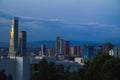 Beautiful outdoor view of one of the tallest building in Bogota, Colombia