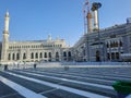 Beautiful outside view of Masjid Al Haram, Mecca. Royalty Free Stock Photo