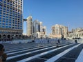 Beautiful outside view of Masjid Al Haram, Mecca. Royalty Free Stock Photo