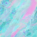 Beautiful overflowing watercolor swirls, ripples, strikes in bright and light blue, pink and purple colors.Fine Lace and Cobweb