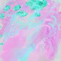 Beautiful overflowing watercolor swirls, ripples, strikes in bright and light blue, pink and purple colors.Fine Lace and Cobweb