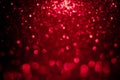 Beautiful Overlay Bokeh Red Light Texture. Red And Pink Colors Background