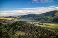 A beautiful overlooking view of nature in Lewis and Clark Caverns SP, Montana Royalty Free Stock Photo