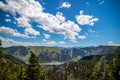 A beautiful overlooking view of nature in Lewis and Clark Caverns SP, Montana Royalty Free Stock Photo