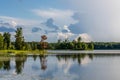 A beautiful overlooking view of nature in Tamarac NWR, Minnesota