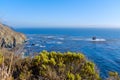 Beautiful Pacific coastline in California