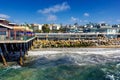 Beautiful Pacific ocean coastline at Redondo beach, California Royalty Free Stock Photo