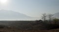 Beautiful paddy field and mountain in Maliana Timor Leste Royalty Free Stock Photo