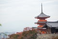 Beautiful Pagoda in Kiyomizu-dera Temple
