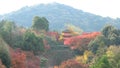 The beautiful Pagoda of Otowa-san Kiyomizu-dera in fall color