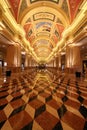 Beautiful painting on the ceiling at the Venetian Hotel, Macao Royalty Free Stock Photo