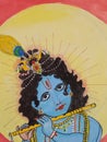 Beautiful painting of Lord Krishna