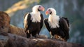 Beautiful pair of Andean condor Royalty Free Stock Photo