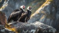 Beautiful pair of Andean condor