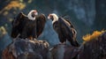 Beautiful pair of Andean condor