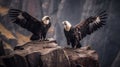 Beautiful pair of Andean condor Royalty Free Stock Photo