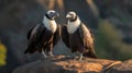 Beautiful pair of Andean condor