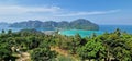 Beautiful panarama view in Koh Phi Phi Island in Thailand