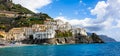 Beautiful panorama of Amalfi, Italy Royalty Free Stock Photo