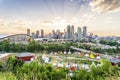 Beautiful panorama of Calgary, Alberta, Canada