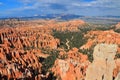 Bryce Canyon National Park with Sandstone Hoodoos from Bryce Point, Southwest Desert Landscape, Utah Royalty Free Stock Photo