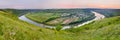 Beautiful panorama of the Dniester river canyon. Ukraine, Europe Royalty Free Stock Photo