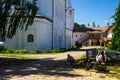 Panorama of Gorokhovets in Russia on a clear summer day