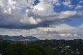 Landscape near the village Saint-Paul-de-Vence , Provence, South France Royalty Free Stock Photo