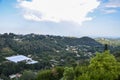 Landscape near the village Saint-Paul-de-Vence , Provence, South France Royalty Free Stock Photo