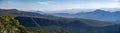 Beautiful panorama of layers of mountain ridges in Grampians National Park, Australia. Royalty Free Stock Photo