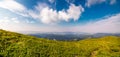 Beautiful panorama of mountainous landscape. Royalty Free Stock Photo