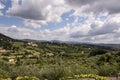 beautiful panorama of Mugello in Tuscany Royalty Free Stock Photo