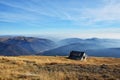 Beautiful panorama of National Park Bucegi of Carpathians mountains , Romania Royalty Free Stock Photo