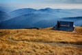 Beautiful panorama of National Park Bucegi of Carpathians mountains , Romania Royalty Free Stock Photo